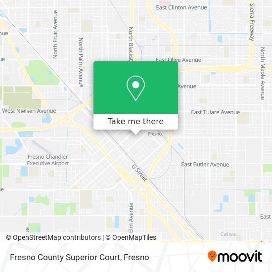 Fresno County Superior Court map