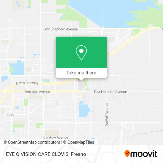 Mapa de EYE Q VISION CARE CLOVIS
