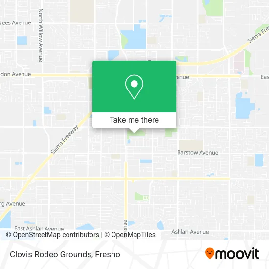 Mapa de Clovis Rodeo Grounds