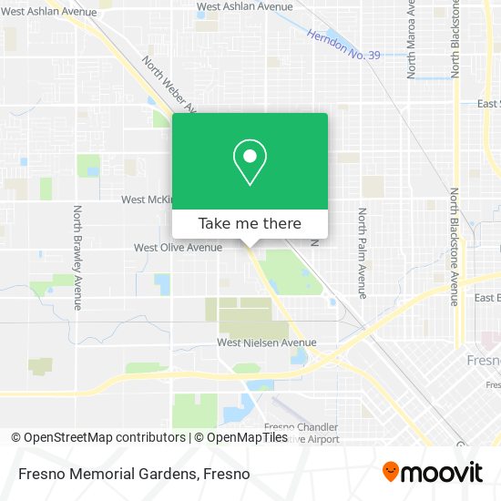 Mapa de Fresno Memorial Gardens