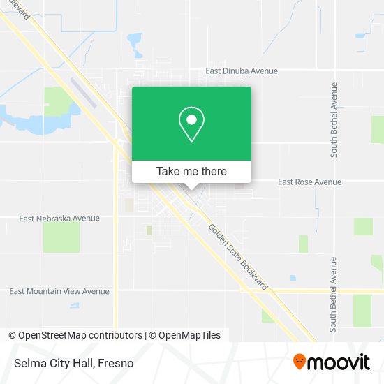Mapa de Selma City Hall