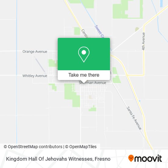 Kingdom Hall Of Jehovahs Witnesses map