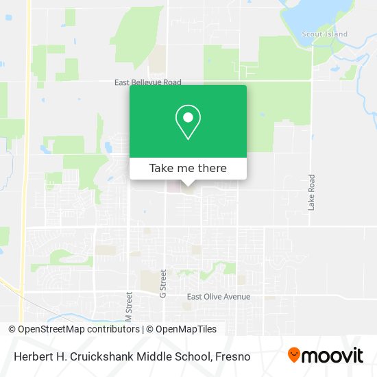 Herbert H. Cruickshank Middle School map