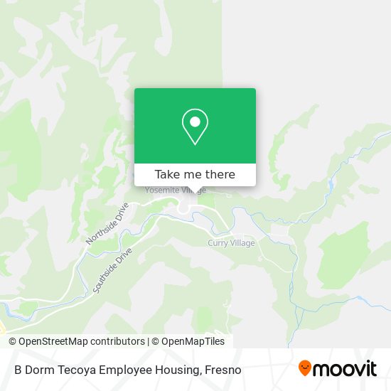 B Dorm Tecoya Employee Housing map