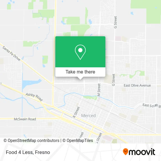 Food 4 Less map