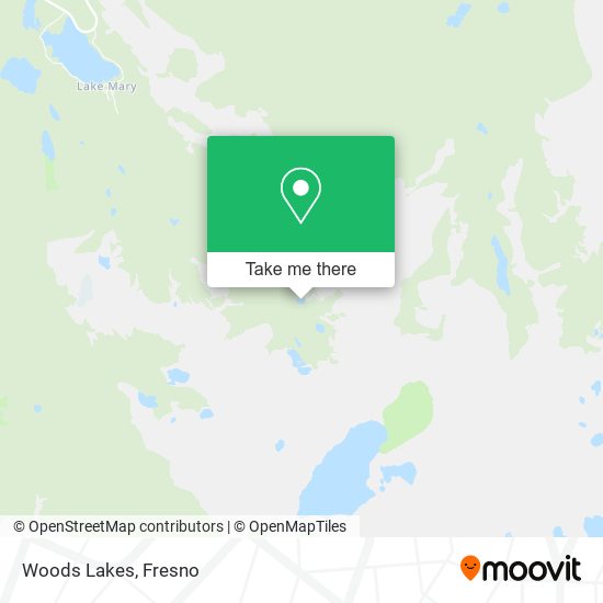 Woods Lakes map