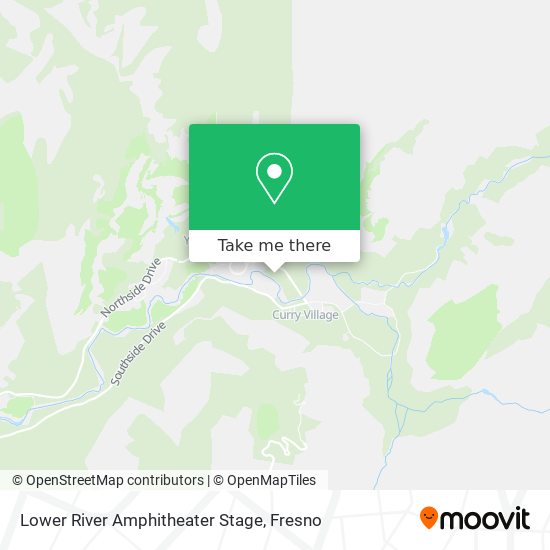 Lower River Amphitheater Stage map