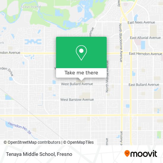 Tenaya Middle School map