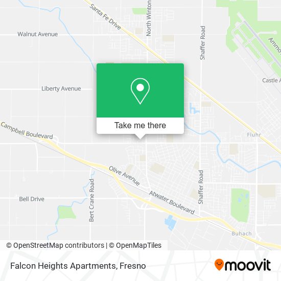 Falcon Heights Apartments map