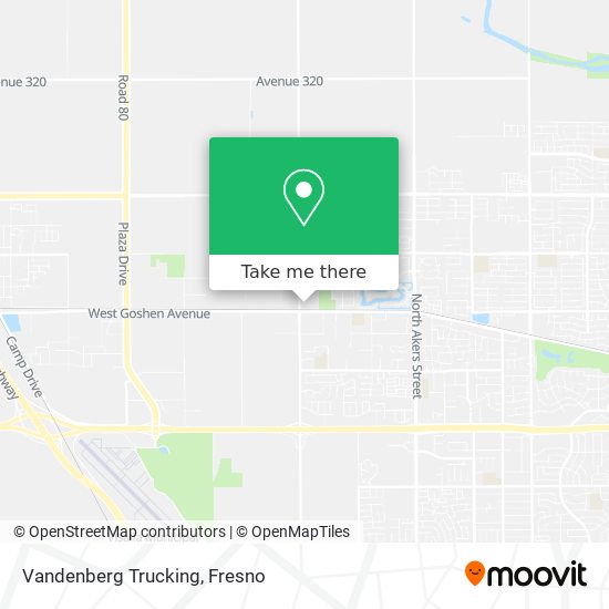 Mapa de Vandenberg Trucking