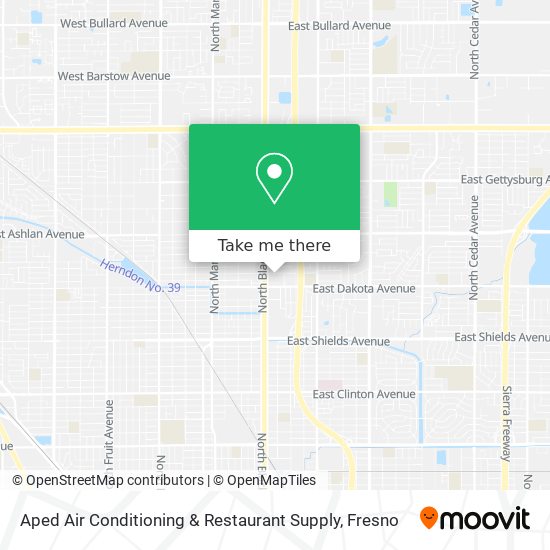 Aped Air Conditioning & Restaurant Supply map