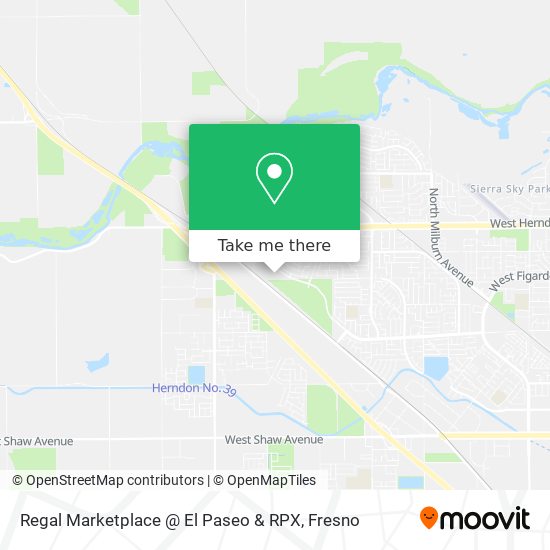 Regal Marketplace @ El Paseo & RPX map