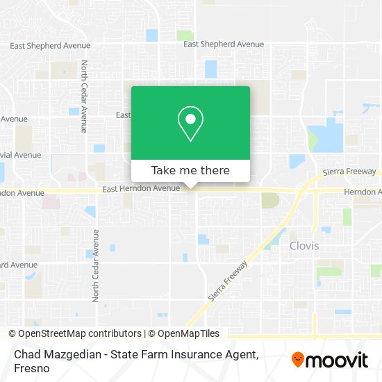 Mapa de Chad Mazgedian - State Farm Insurance Agent