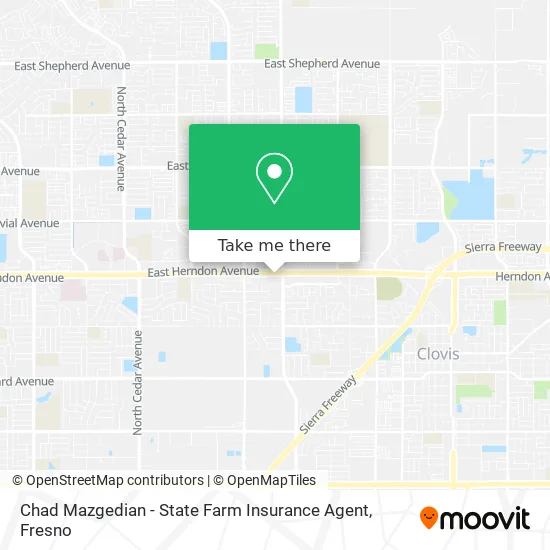 Chad Mazgedian - State Farm Insurance Agent map