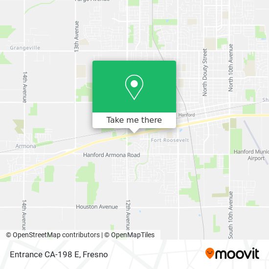 Entrance CA-198 E map