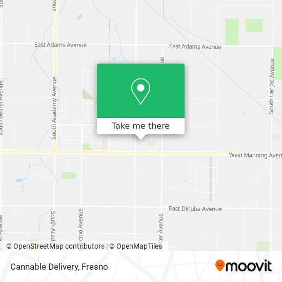 Cannable Delivery map