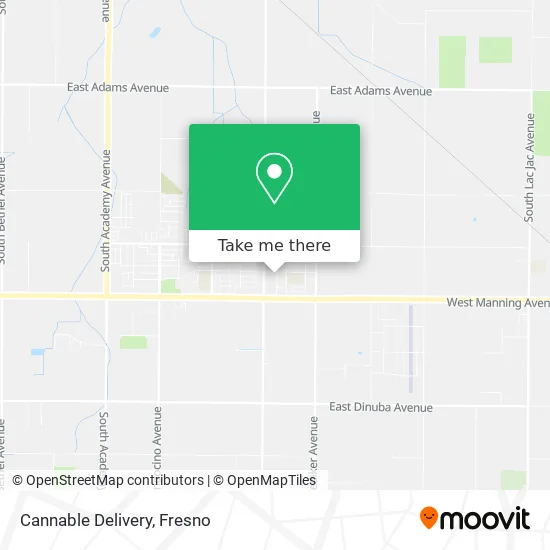 Cannable Delivery map