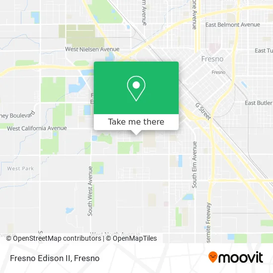 Fresno Edison II map