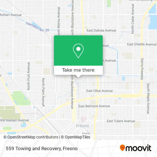 559 Towing and Recovery map