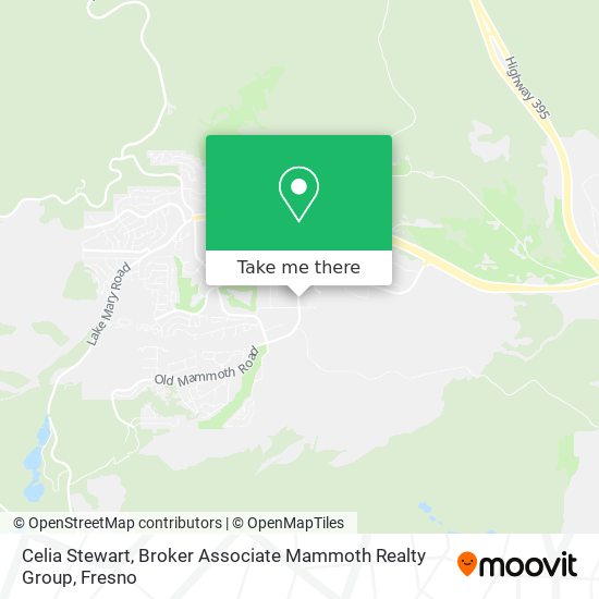 Celia Stewart, Broker Associate Mammoth Realty Group map