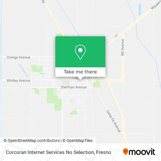 Corcoran Internet Services No Selection map