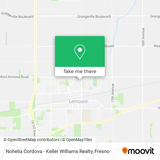 Mapa de Nohelia Cordova - Keller Williams Realty