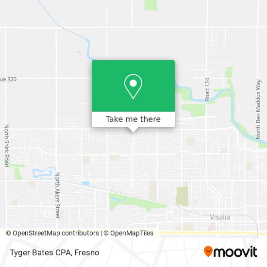 Tyger Bates CPA map