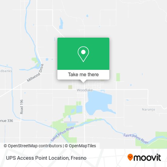 Mapa de UPS Access Point Location