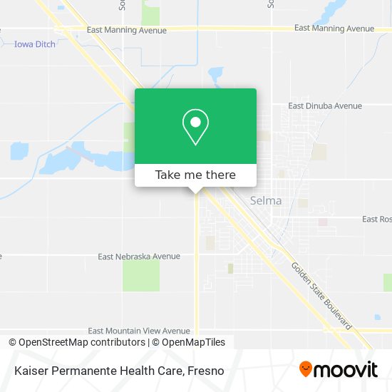 Kaiser Permanente Health Care map