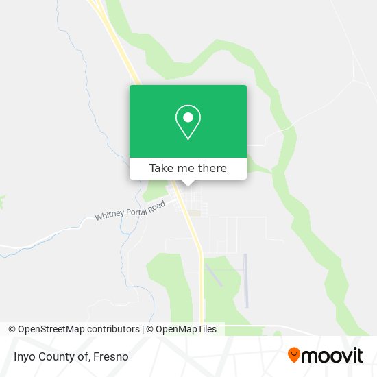Mapa de Inyo County of