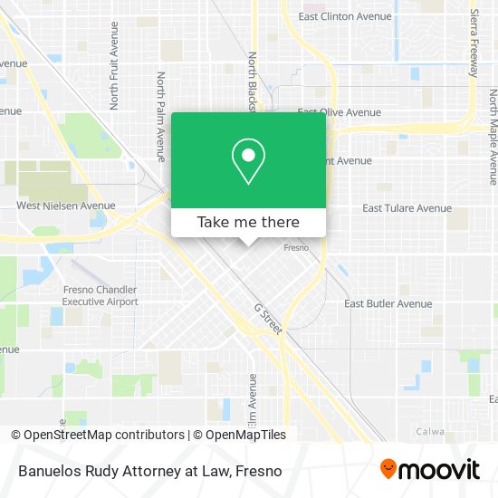 Banuelos Rudy Attorney at Law map