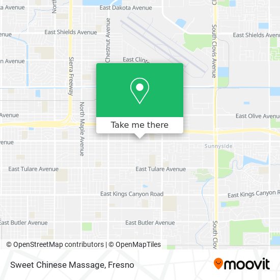 Mapa de Sweet Chinese Massage