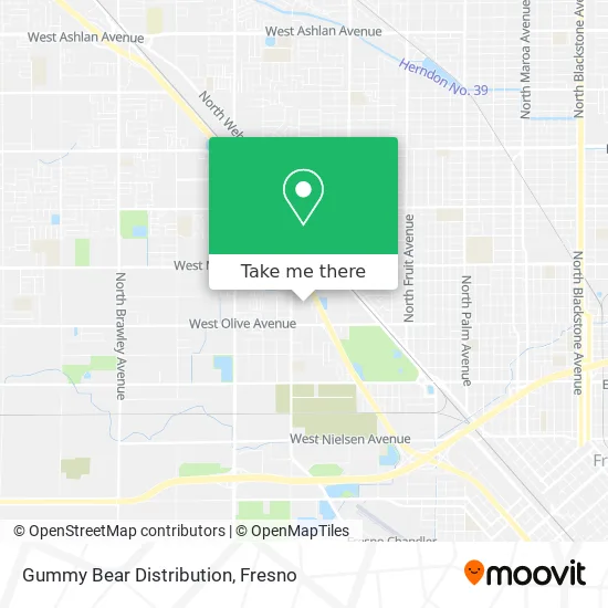 Mapa de Gummy Bear Distribution