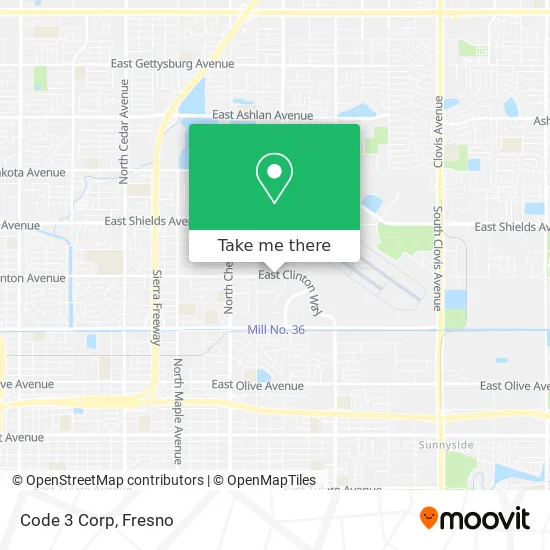 Mapa de Code 3 Corp