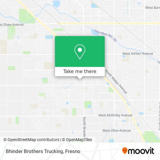 Bhinder Brothers Trucking map