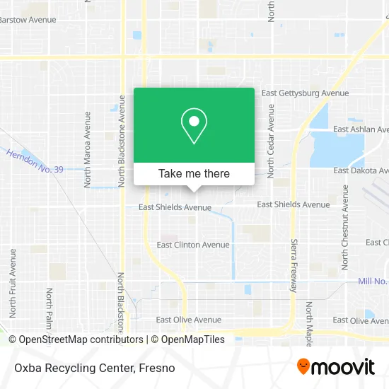 Mapa de Oxba Recycling Center