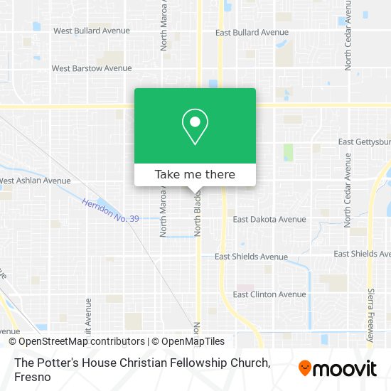 The Potter's House Christian Fellowship Church map