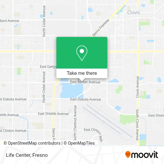 Life Center map