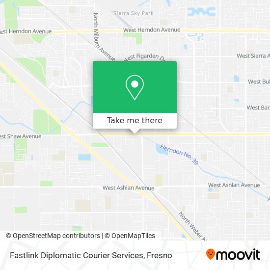 Mapa de Fastlink Diplomatic Courier Services