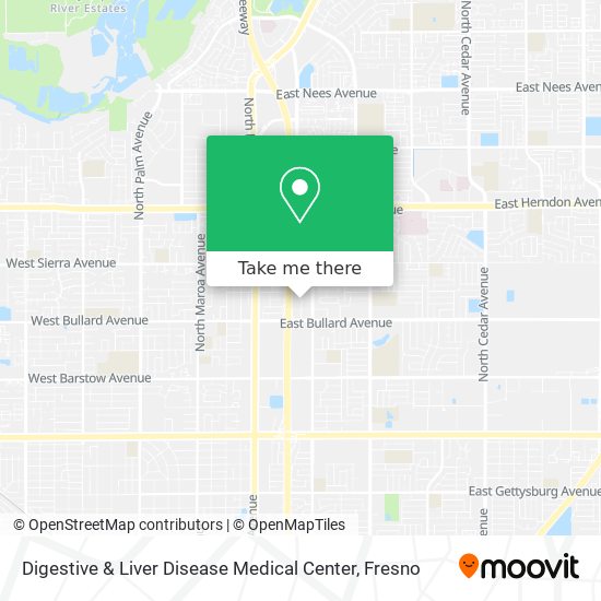 Mapa de Digestive & Liver Disease Medical Center