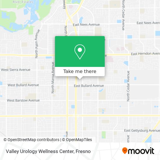 Valley Urology Wellness Center map