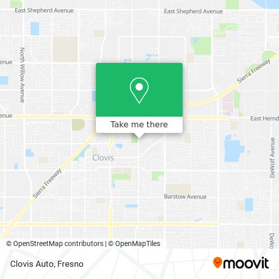 Clovis Auto map