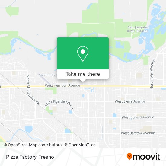 Mapa de Pizza Factory