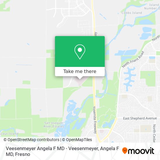 Mapa de Veesenmeyer Angela F MD - Veesenmeyer, Angela F MD