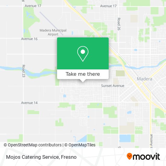 Mojos Catering Service map