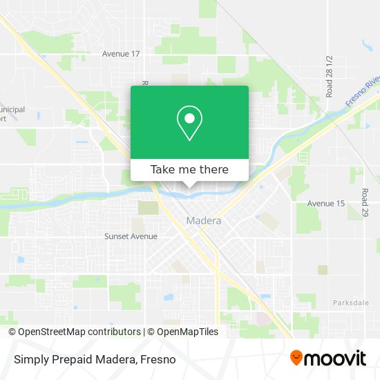 Simply Prepaid Madera map