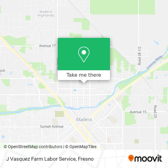 J Vasquez Farm Labor Service map