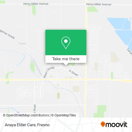 Anaya Elder Care map