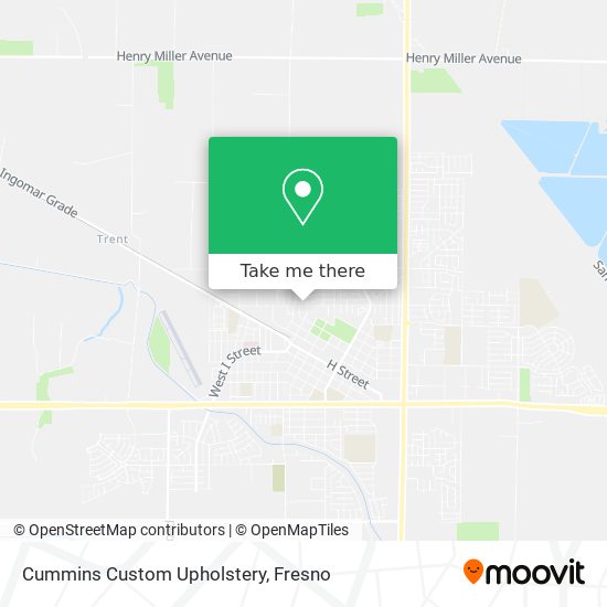 Cummins Custom Upholstery map