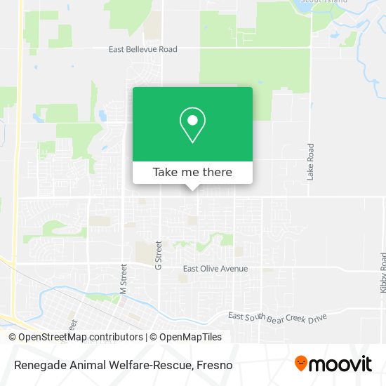 Renegade Animal Welfare-Rescue map